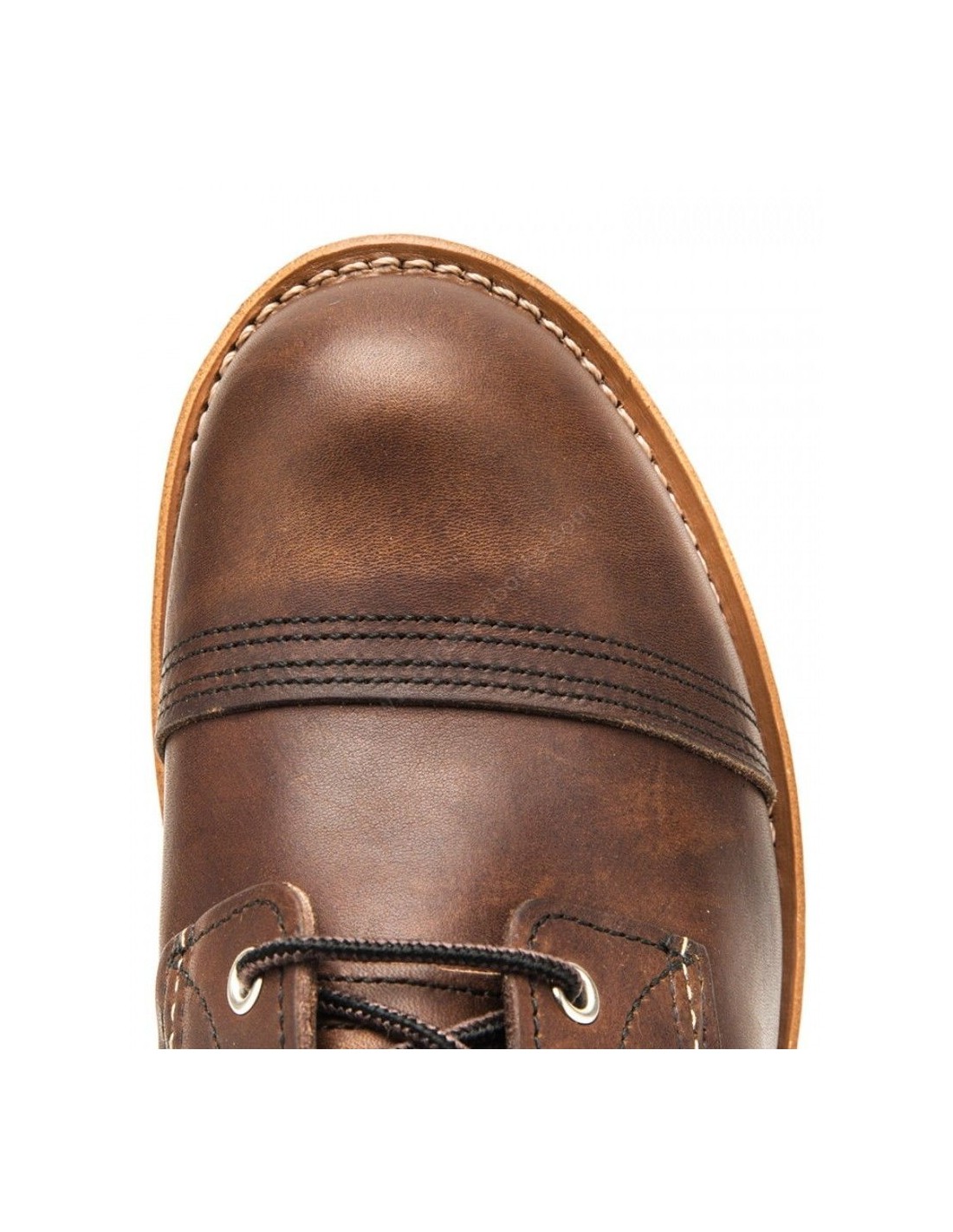 Comprar Botín acordonado Red Wing cuero marrón engrasado con suela de goma