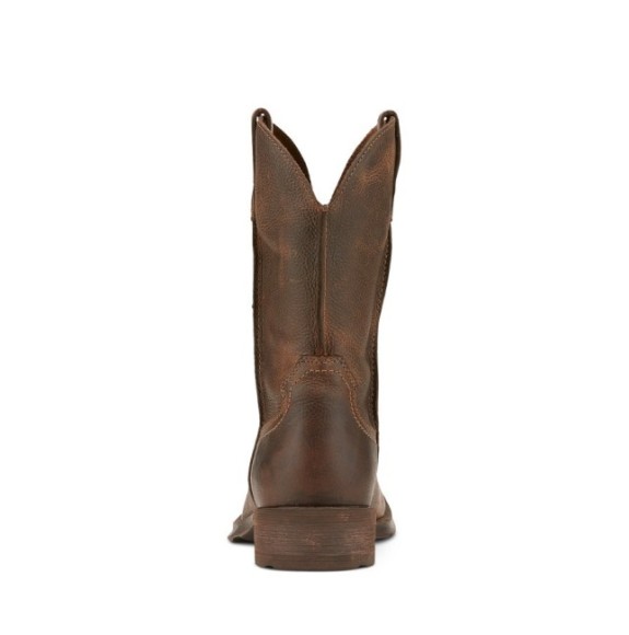 Botas Vaqueras ARIAT Sport Punta Cuadrada Ancha - Hombre, Cuero Completo, Suela Duratread