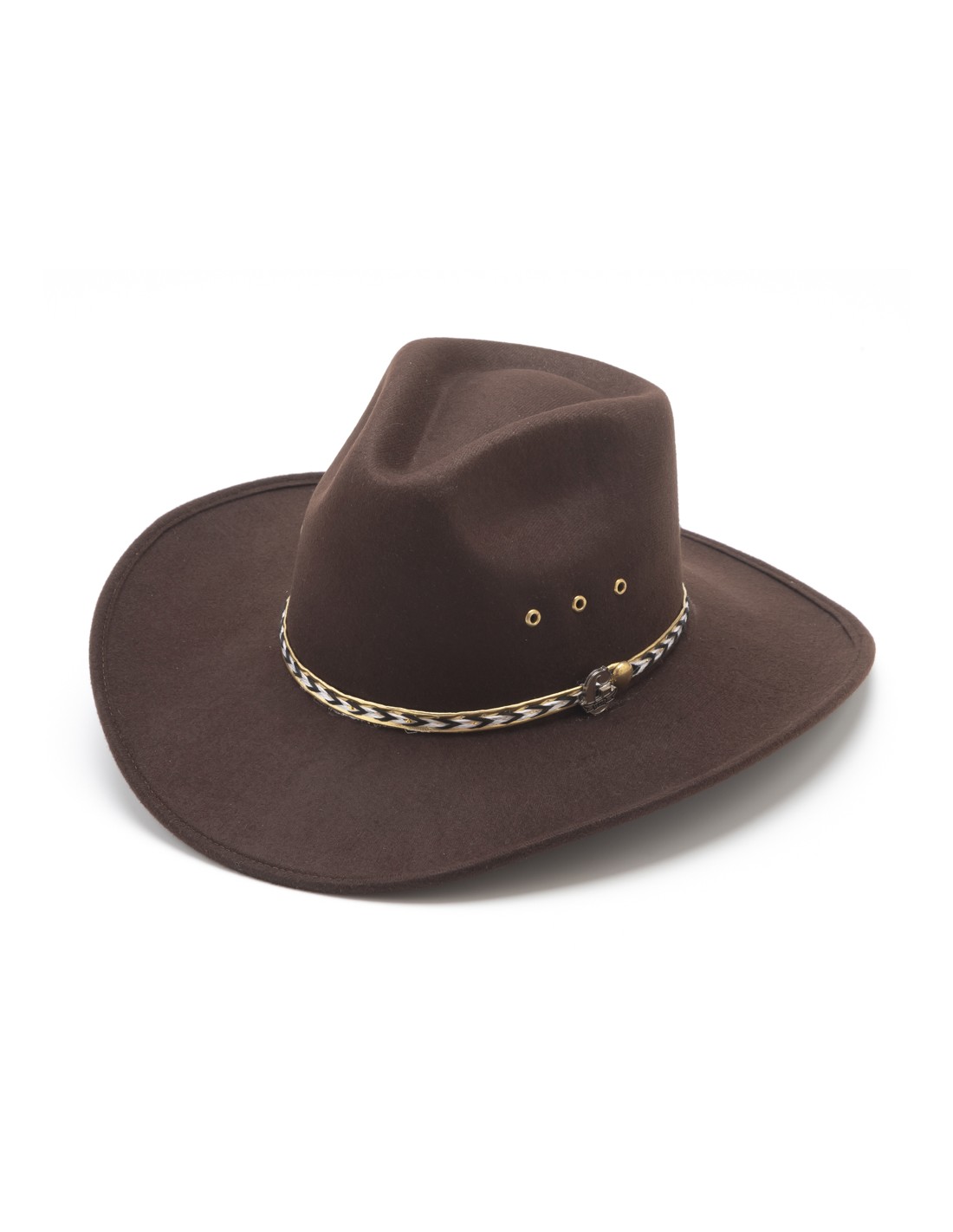 Buy Rigid cowboy hat with wool outer lining