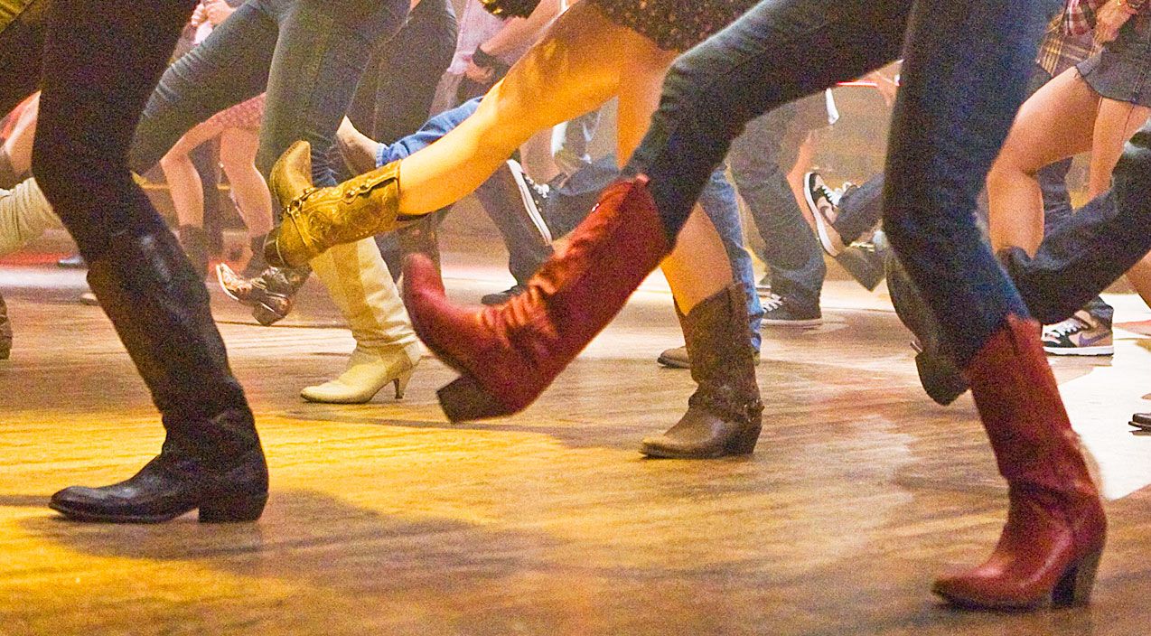 Botas cowboy para bailar country - Aprende Country Line Dance