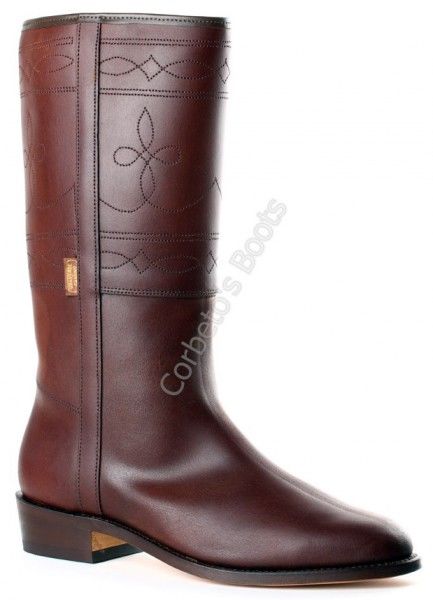 1322 Serraje Castaña | Bota campera del Camino unisex serraje engrasado marrón - Boots