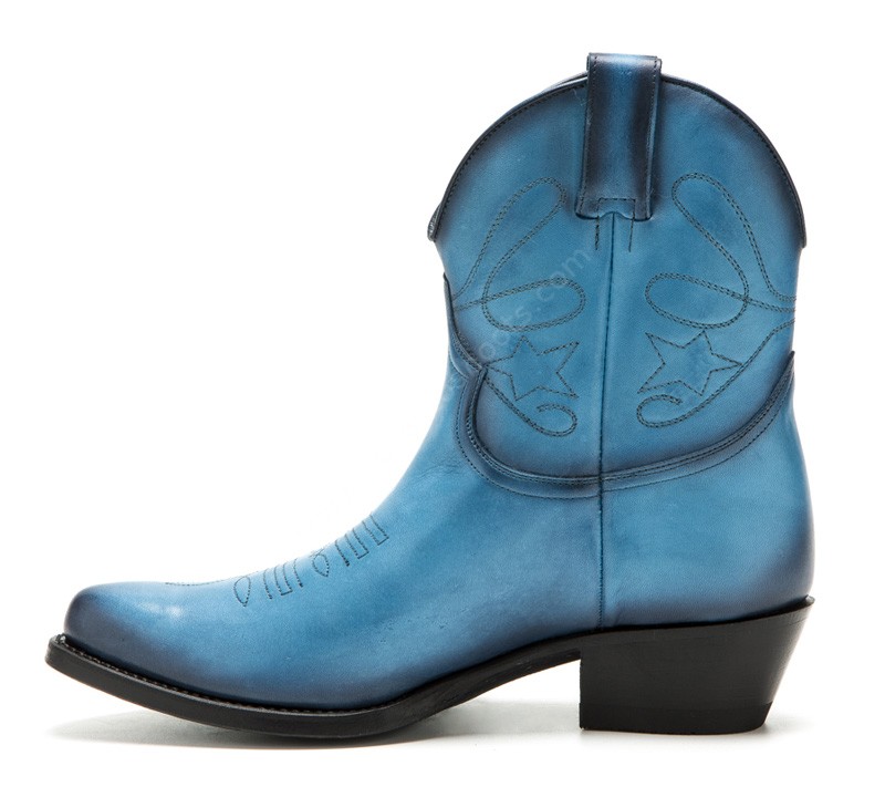 2374 Crust | Botas vaqueras de baja Mayura para mujer azules - Boots