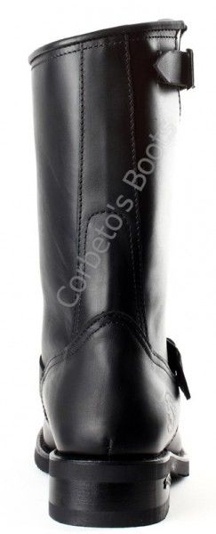 Zeestraat Naar mug 2944 Carol Matebox Negro | Sendra unisex black cow leather engineer boots -  Corbeto's Boots