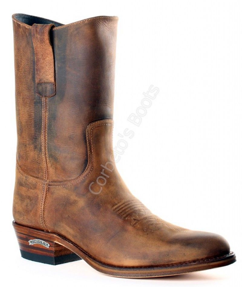 9718 Lazo Mad Dog Tang Lavado | cowboy Sendra punta redonda para hombre Corbeto's Boots