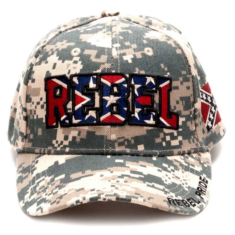 SDPREB  Rebel Pride camouflage cap with embroidered Confederate flag -  Corbeto's Boots