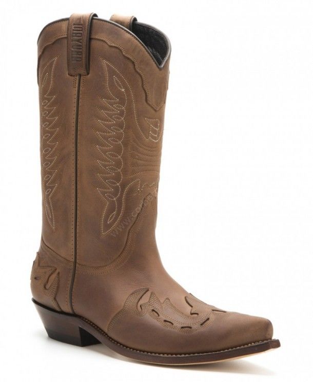 017 Crazy Old Sadale | Mayura Boots mens combined tanned brown cowboy boots