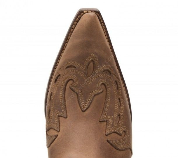 017 Crazy Old Sadale | Bota cowboy Mayura Boots combinación cuero marrón engrasado para hombre