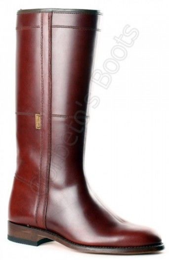 101 Magilux Castaña | Ladies Valverde del Camino brown leather rociero boots