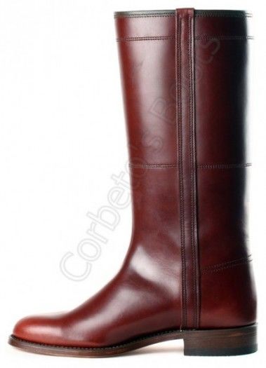 101 Magilux Castaña | Ladies Valverde del Camino brown leather rociero boots