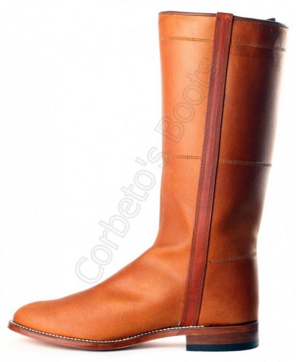101 Ternera Engrasada Clara | Valverde del Camino unisex calf skin rociero boots