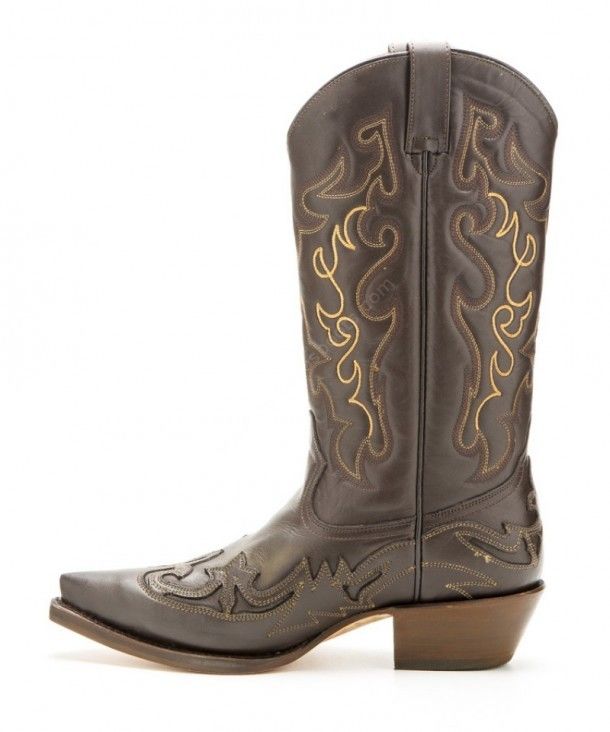 1142 Verona Brown | Buffalo Boots mens brown leather cowboy boots