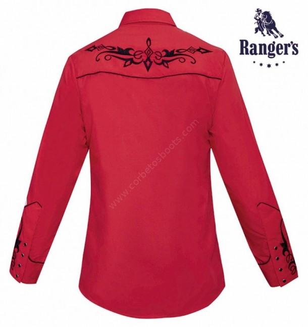 Red western rodeo style mens Ranger