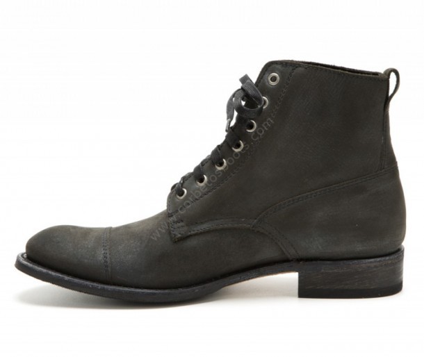 12919 Kaspar Dune Vintage Negro | Compra online estas botas con cordones Sendra para hombre en cuero negro estilo urbano con suela de goma.