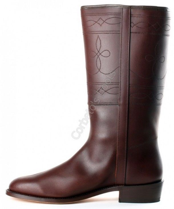 1322 Serraje Castaña | Valverde del Camino greased brown suede camperos boots