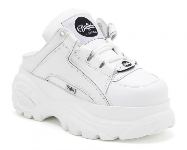  Buffalo Zapatillas blancas para mujer London 2.0 Patent, Blanco  : Ropa, Zapatos y Joyería