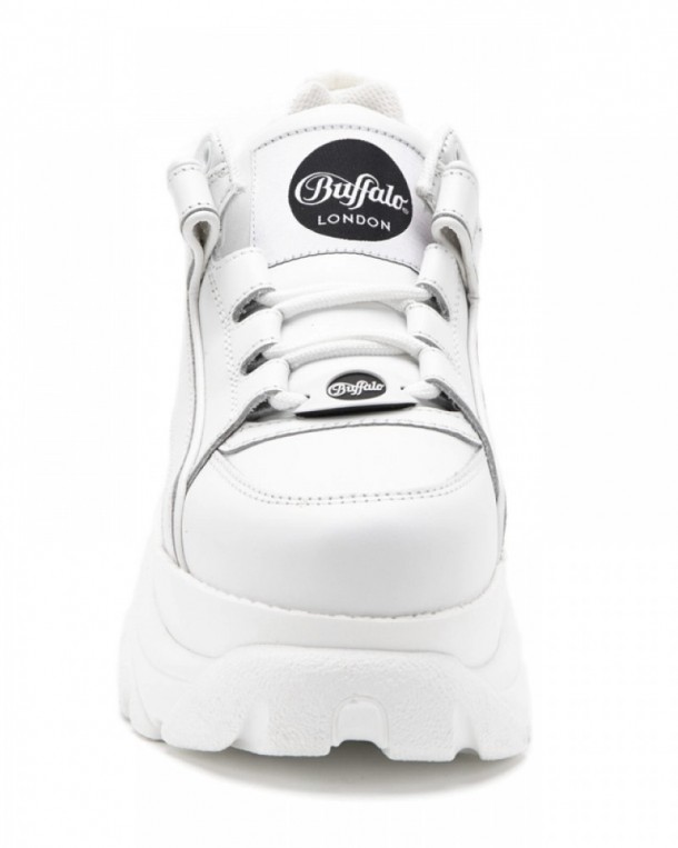 Buffalo London white snakers classic low version for ladies