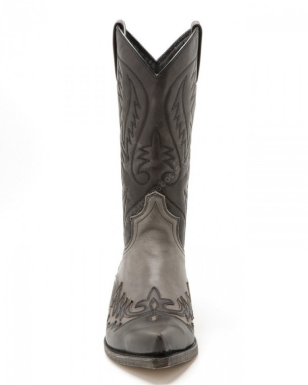 13871 Cuervo Olimpia Antracita-Olimpia Fumo | We ship worldwide all our Sendra Boots catalog. Buy now these unisex cowboy boots in grey leather.