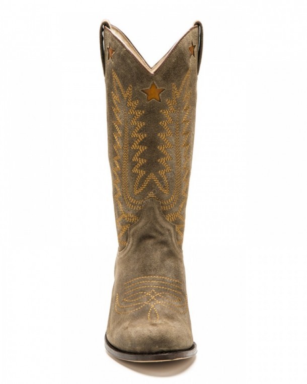 Cowgirl round toe Sendra suede boots