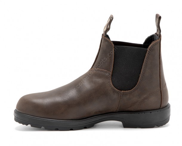 Antique brown Blundstone Chelsea boots