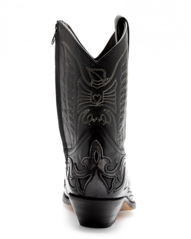 Soft leather western style boots