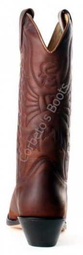 1920 Crazy Old Arabia | Mayura unisex greased brown leather cowboy boots