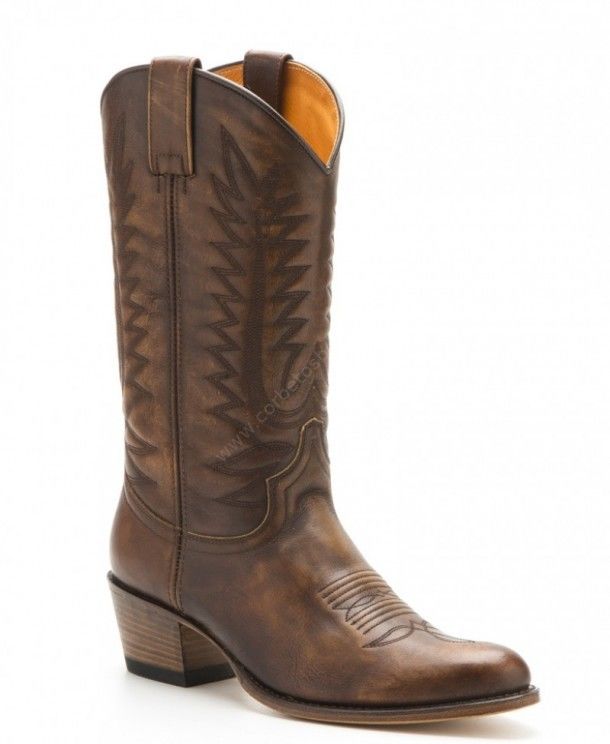 2024 Debora Deep Cuoio Lavado | Womens Sendra brushed brown / cognac leather round toe boots