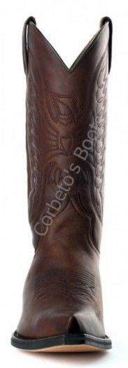 2073 Cuervo Sprinter 7004 | Bota cowboy Sendra unisex piel marrón engrasada