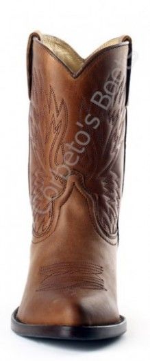 2314 Micky Sprinter Tang | Sendra children brown leather cowboy boots