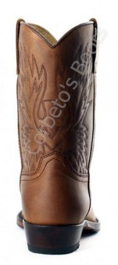 2314 Micky Sprinter Tang | Sendra children brown leather cowboy boots