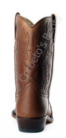 2560 Micky Sprinter Chocolate-Sprinter Tang | Sendra children combined brown leathers cowboy boots