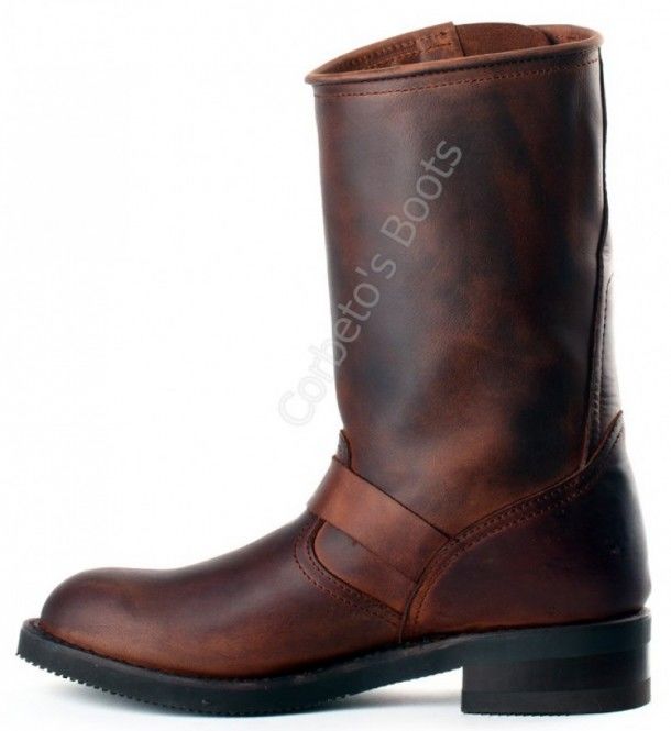 2944 Carol Sprinter 7004 | Sendra unisex greased brown engineer boots