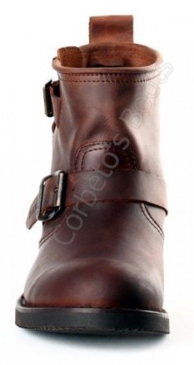 2976 Carol Sprinter 7004 | Sendra unisex greased brown engineer low boots