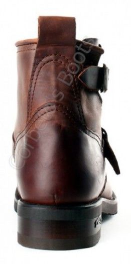 2976 Carol Sprinter 7004 | Sendra unisex greased brown engineer low boots