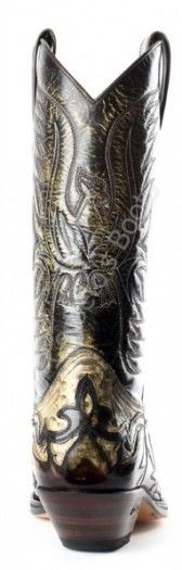 3241 Cuervo Denver Tierra-Pitón Barriga Panizo | Sendra unisex snake skin cowboy boot