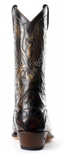 3241 Javi Florentic Bronce-Denver Canela | Bota cowboy para hombre piel cobriza horma ancha