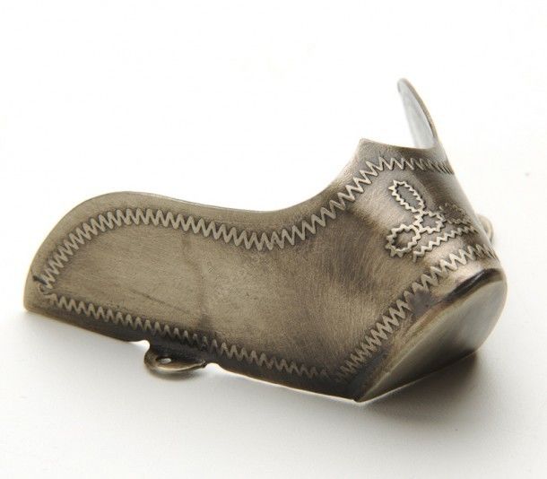 RIngo Plata Vieja | Sendra Boots distressed silver metal boot tips