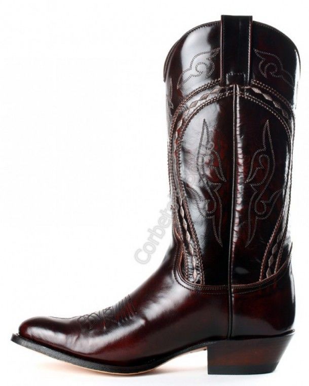 5042 LK Florentic Fuchsia | Sendra mens round toe cowboy boots