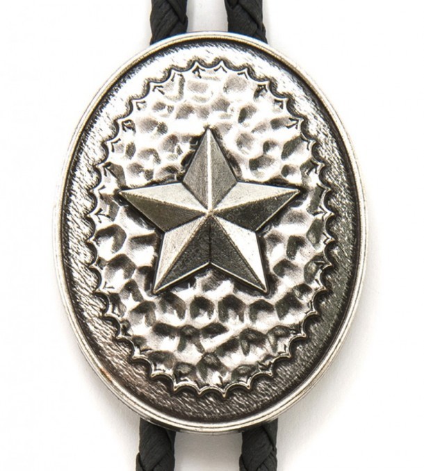 52-22890 | Oval bolo tie with star