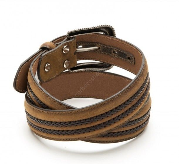 52-N2413044 | Nocona double braid brown belt