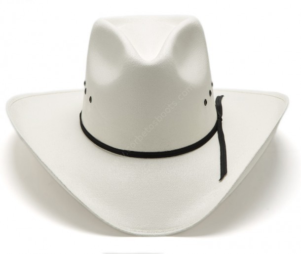 CA3 | Sombrero vaquero color blanco plastico imitación paja buen precio
