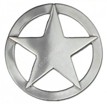 53-G4637 | Silver star buckle