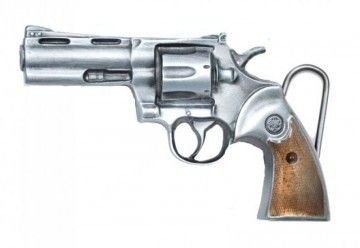 Smith & Wesson double barrel gun belt buckle