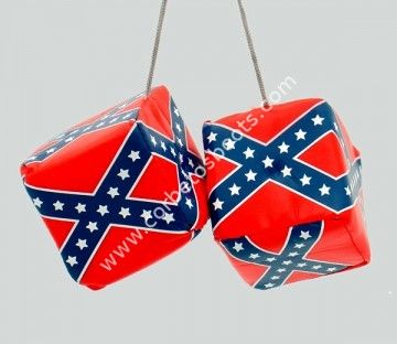 Confederate flag dices