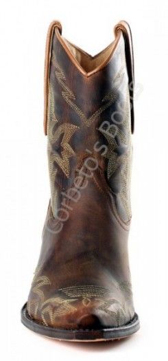 5300 Judy Mad Dog Tang | Sendra womens greased brown low cowboy boots
