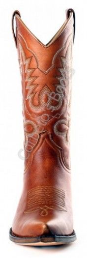 5335 Cuervo Mad Dog Mostaza | Sendra womens greased orangey leather cowboy boots
