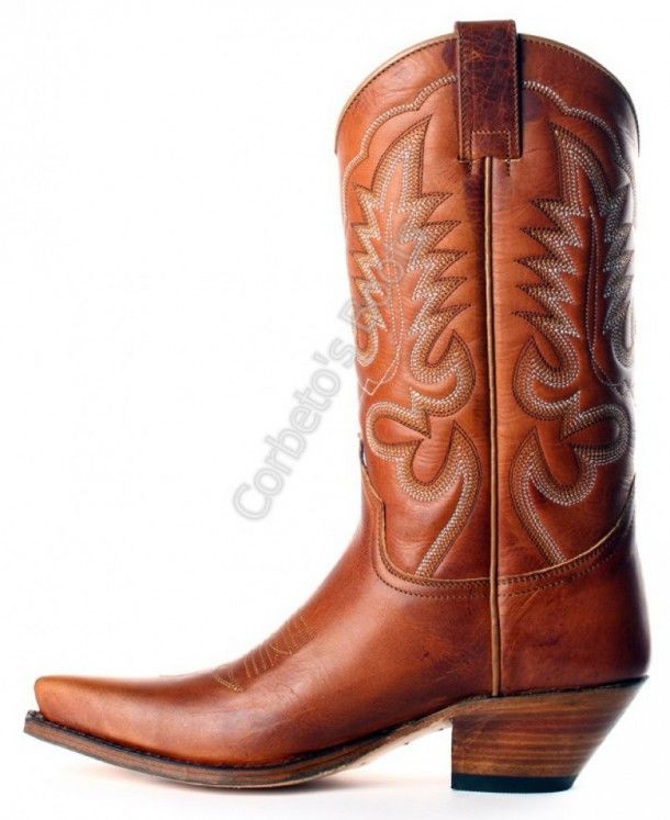 5335 Cuervo Mad Dog Mostaza | Sendra womens greased orangey leather cowboy boots