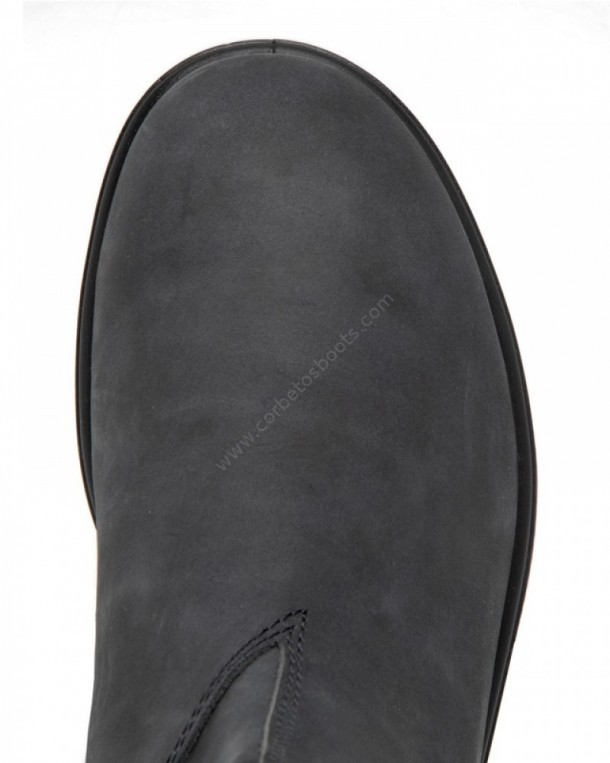 Mens Blundstone vintage black leather ankle boots