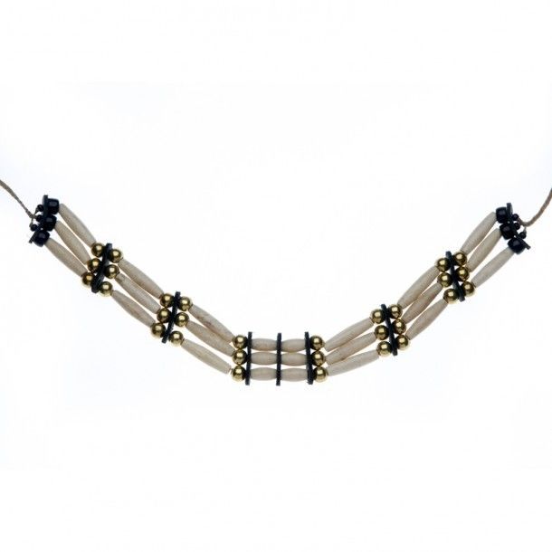 Now you can get at our online shop this amazing Native American handcrafted unisex distressed bone choker made at a USA Sioux reservation.