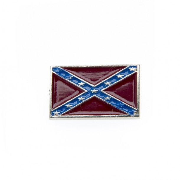 66-Pin bandera Confederada | Pin bandera sureña