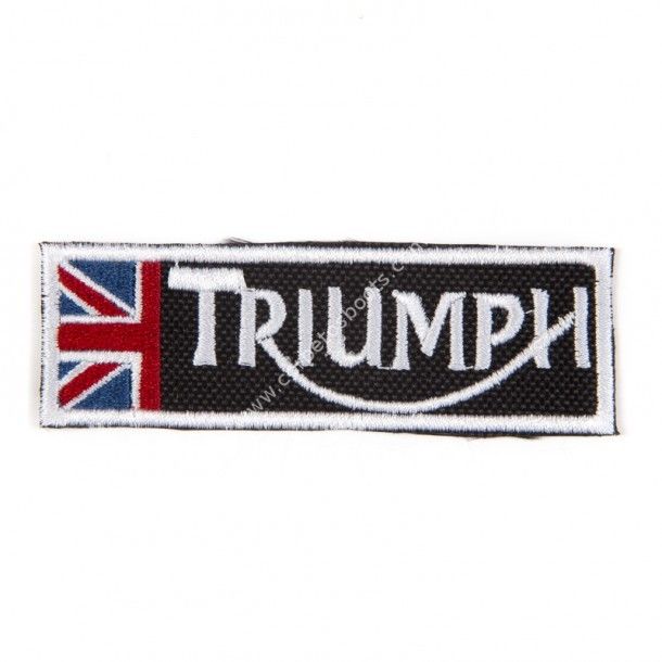 67-DGN020 | TRIUMPH rectangular logo embroidered patch